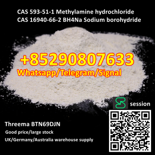 Buy BH4Na Sodium borohydride CAS 16940-66-2/CAS 593-51-1 Methylamine hydrochloride telegram@firskycindy